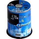 Produkt-Bild: Intenso DVD+R 16x Speed 4,7GB (100er Spindel DVD+Rohlinge)