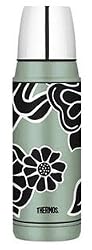 THERMOS VACUUM INSULATED 16 OZ BLUE FLOWER BEVERAGE BOTTLE
