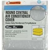 Frost King CC30XH 34x30 Round Central Air Conditioner Cover (Heavy Duty Reinforced Polyethylene)