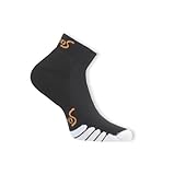 Eurosocks Marathon Supreme Sock, Black, Large