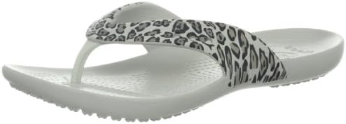 crocs Women's Kadee Leopard Print Flip-Flop