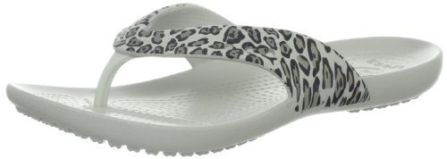 crocs Women's Kadee Leopard Print Flip-Flop