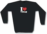 I Heart (LOVE) Vegas Men's Sweat Shirt in 2 colors Small thru 3XL