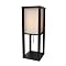 Shelf Lamp with Natural Shade