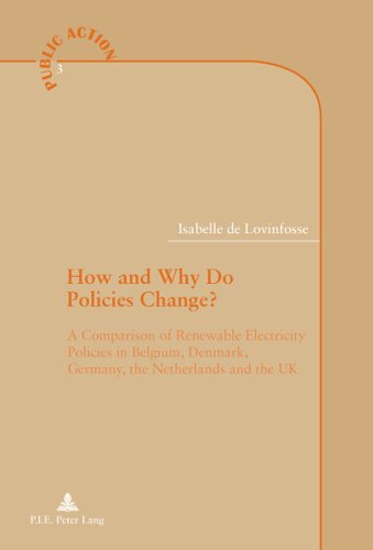 How and Why Do Policies Change?: A Comparison of Renewable Electricity Policies in Belgium, Denmark, Germany, the Netherlands and the UK (Action publique / Public Action)