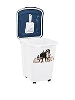 Rotho Contenedor de Comida para Animales 38 L Azul/Blanco