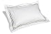 Pinzon 400-Thread-Count 100% Cotton Sateen Hotel Satin Stitch Boudoir Pillow, Sage