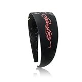 Ed Hardy Rose 1.75 Inch - Black Head Band Model No. 10032