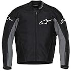 Alpinestars TZ-1 Leather Jacket - 64/Black/Grey