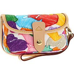 Dooney and Bourke Jumble Duck Flap Wristlet Purse