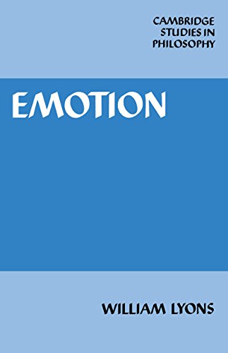 Emotion (Cambridge Studies in Philosophy)