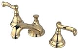 Kingston Brass KS5562FL Royale Classic 8 To 16 Widespread Bathroom Sink Faucet With Lever Handles
