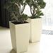 Garten & Freizeit : PFLANZGEFAEß MIL ANO BEIGE 20*20*36CM