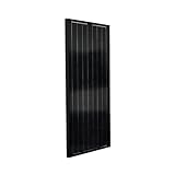 Instapark® NEW All Black 100W Mono-crystalline Solar Panel, 100 Watt