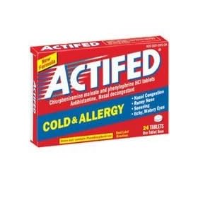 ACTIFED COLD & ALLERGY TABS