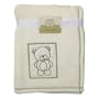 Couverture ourson ivoire Doudou et compagnie