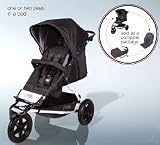 Mountain Buggy Plus One Buggy with Cocoon and Second Seat, Black