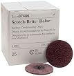 3M Automotive Scotch-BriteTM RolocTM Surface Conditioning Disc, 07486, Maroon, 3 in, Medium, 25 per box, 4 boxes per case / 3M-7486