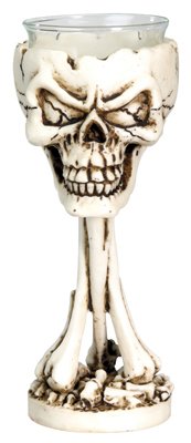 Bonehead Votive / Candle Skeleton Candleholder