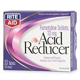 Rite Aid Acid Reducer, Famotidine, Tablets 30 ea Rite Aid Acid Reducer, Famotidine, Tablets 30 ea