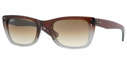 Ray-Ban RB4148 Caribbean Sunglasses 52 mm, Non-Polarized, Brown/Grey/Brown Gradient