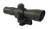 3-9X42 Compact-Red and Green Illuminated Rangefinder/Green Lens/AR15/Carry Handle Quick Release