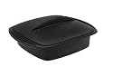Orka A68900 Silicone Square Steam Cooker, Black