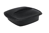 Orka A68900 Silicone Square Steam Cooker, Black