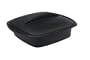 Orka A68900 Silicone Square Steam Cooker, Black