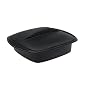 Orka A68900 Silicone Square Steam Cooker, Black