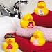 12 Valentine Rubber Duckys