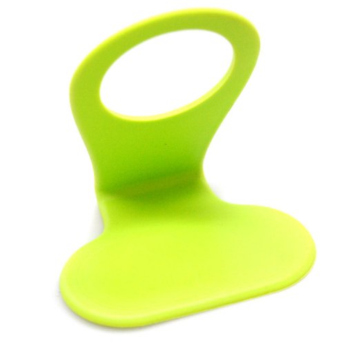 Driinn CELL mobile PHONE charger Wall HOLDER Cord Wrap GREEN