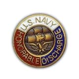 USN Honorable Discharge Small Pin