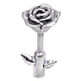 Sterling Silver 925 Rose Cartilage Earring Stud