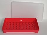 Tupperware Hot Dog Keeper / Bacon Storage Container (Red)