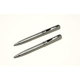 Cross Athens Satin Chrome Ballpoint Pen & Pencil Set