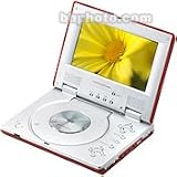 Avayon DXP-7P Portable DVD Player RED