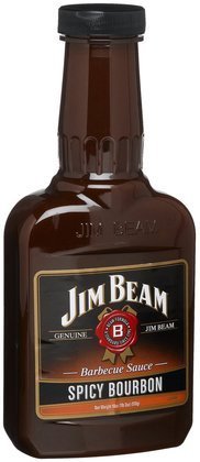 Jim Beam Spicy Bourbon BBQ Sauce - 510g
