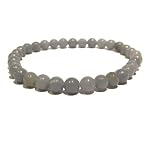 Angelite Bracelet 01 Stretch 6mm Blue Crystal Healing Angel Gemstone