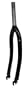 Nirve Classic Threaded Cruiser Bike Fork (Gloss Black, 1 1/8-Inch Threaded)