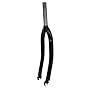 Nirve Classic Threaded Cruiser Bike Fork (Gloss Black, 1 1/8-Inch Threaded)