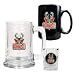 Milwaukee Bucks NBA 15oz Tankard, 15oz Ceramic Mug & 2oz Shot Glass Set - Primary Logo