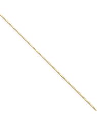 14k Yellow Gold 24in .7mm Box Necklace Chain. Metal Wt- 2g