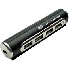 Gear Head 4PORT USB 2.0 HUBALUMINUM SHIELDED USB CABLE (Computer / USB Hubs & Switches)