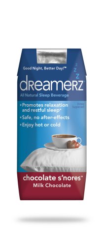 Dreamerz All Natural Sleep Beverage, Chocolate S'nores Milk Chocolate, 8-Ounces (Pack of... by Dreamerz