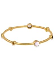 Eddera Jewelry Medici Multi-Stones Bangle Bracelet, 8"