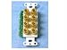 Impact Acoustics Decorative - Modular insert - ivory - 8 ports