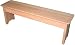 Arkansas Hardwood 3' Lumberjack Bench
