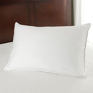 Hotel White Down Filled Pillow, Standard by 