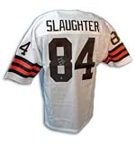 Webster Slaughter Signed Cleveland Browns Throwback White Jersey